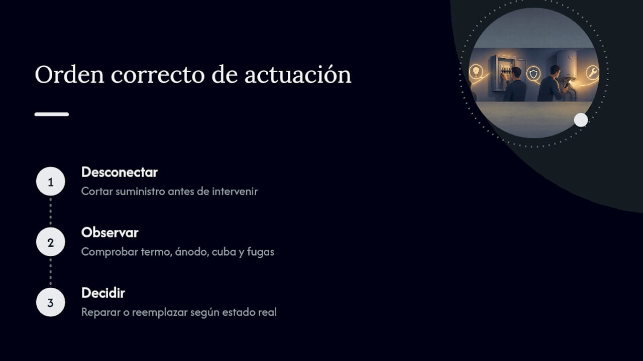 4 pasos para detectar si tu termo hace saltar el diferencial 3 Lo que la mayoría de guías no te dicen sobre este fallo — overview diagram