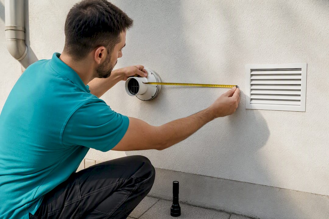 Particulares: plan renove de calderas 2026, normativa, ayudas y ofertas 2 Técnico midiendo la ventilación y la extracción