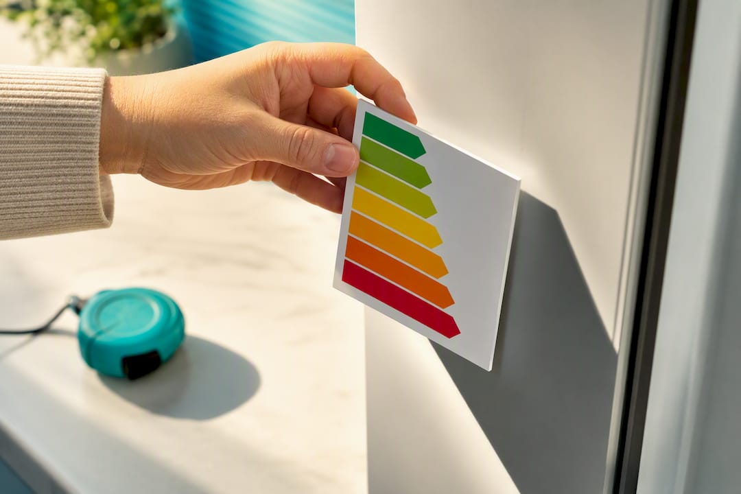 Etiqueta energética A-G en electrodomésticos