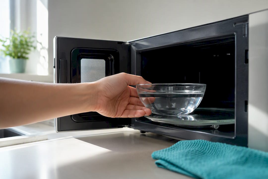 Prueba de calentamiento en microondas