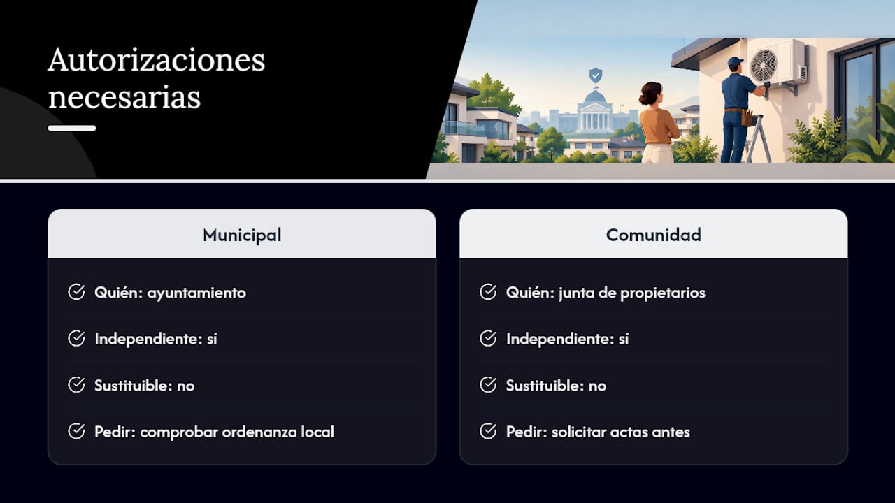 Dos permisos indispensables para instalar aire acondicionado