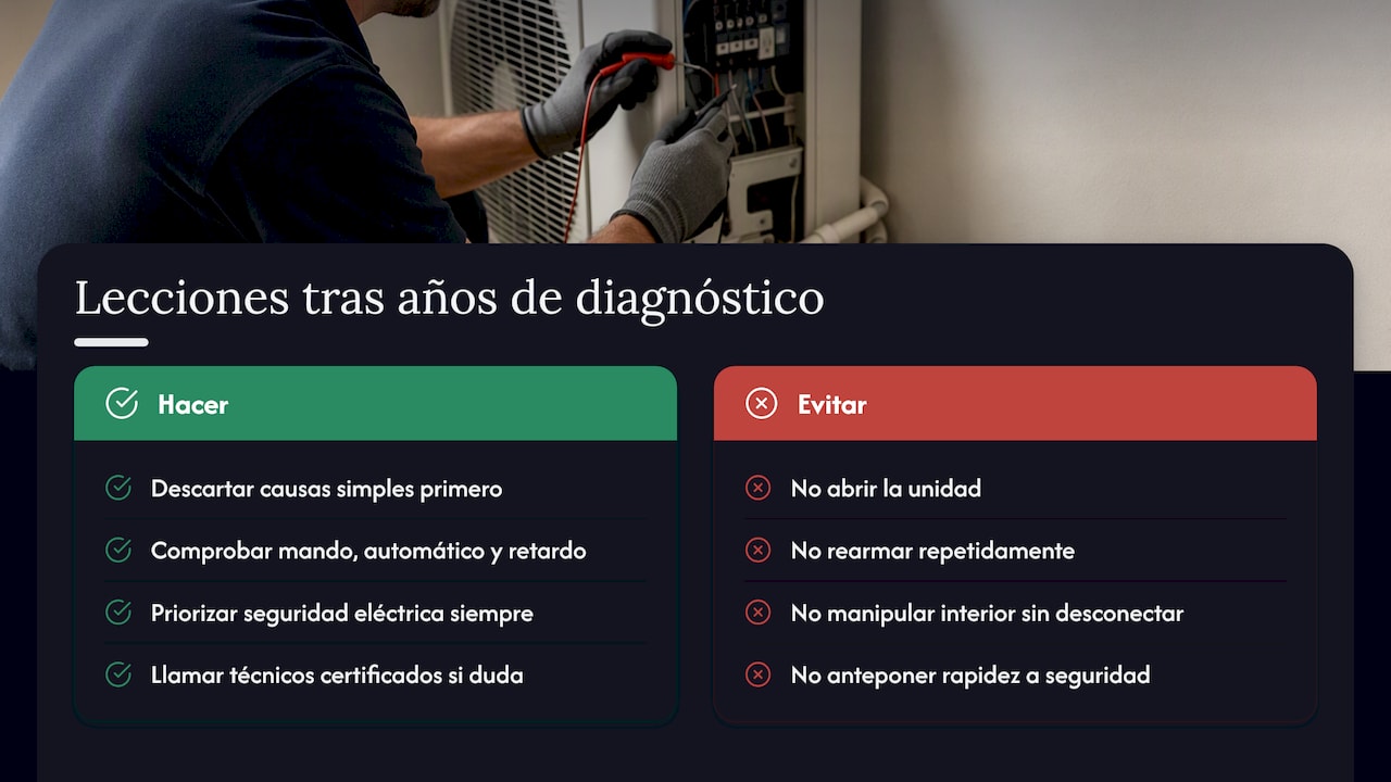Unidad exterior no arranca: causas y soluciones paso a paso 3 Lo que aprendemos tras años diagnosticando estos fallos — overview diagram