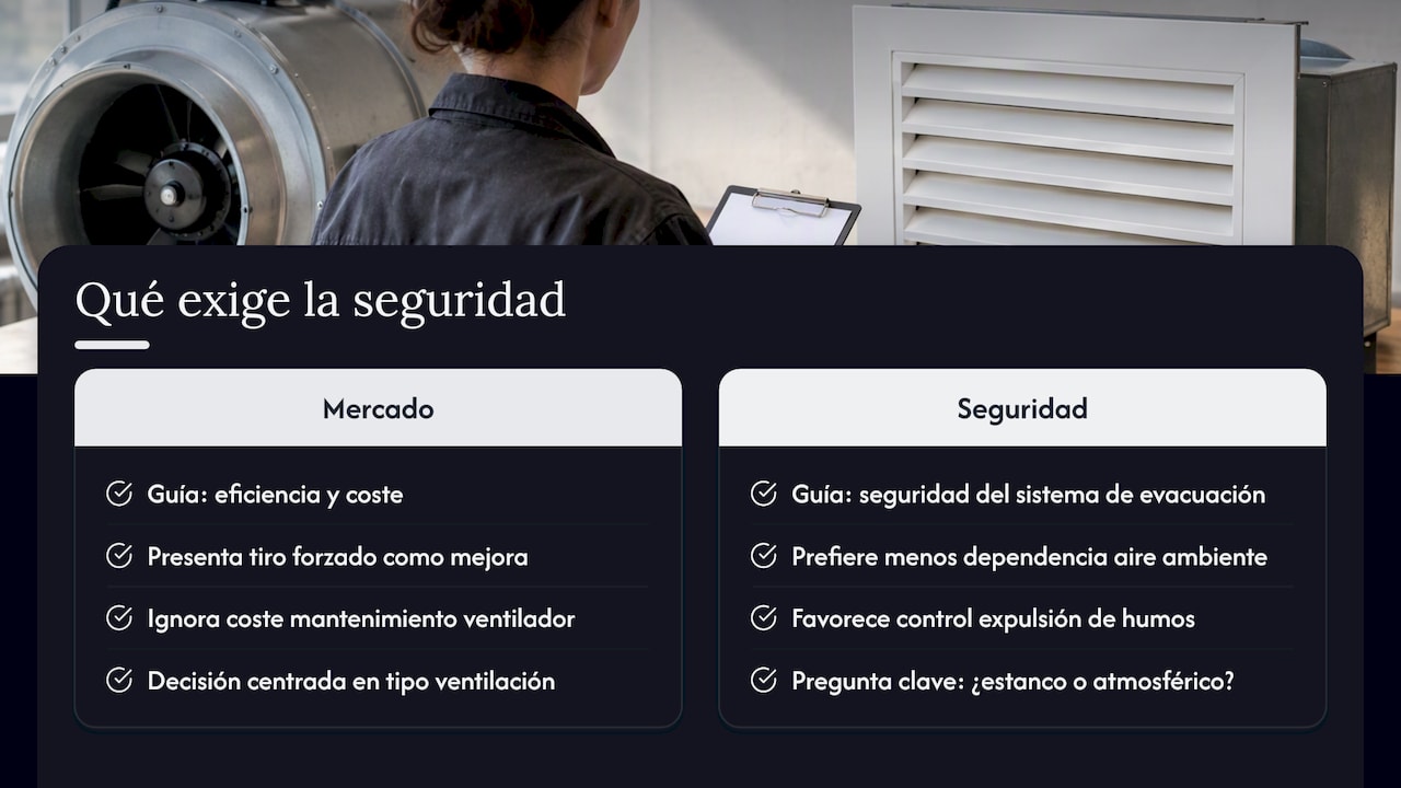 Tiro forzado vs tiro natural: diferencias clave y cuál elegir 3 Lo que la seguridad exige y lo que el mercado todavía ignora — overview diagram