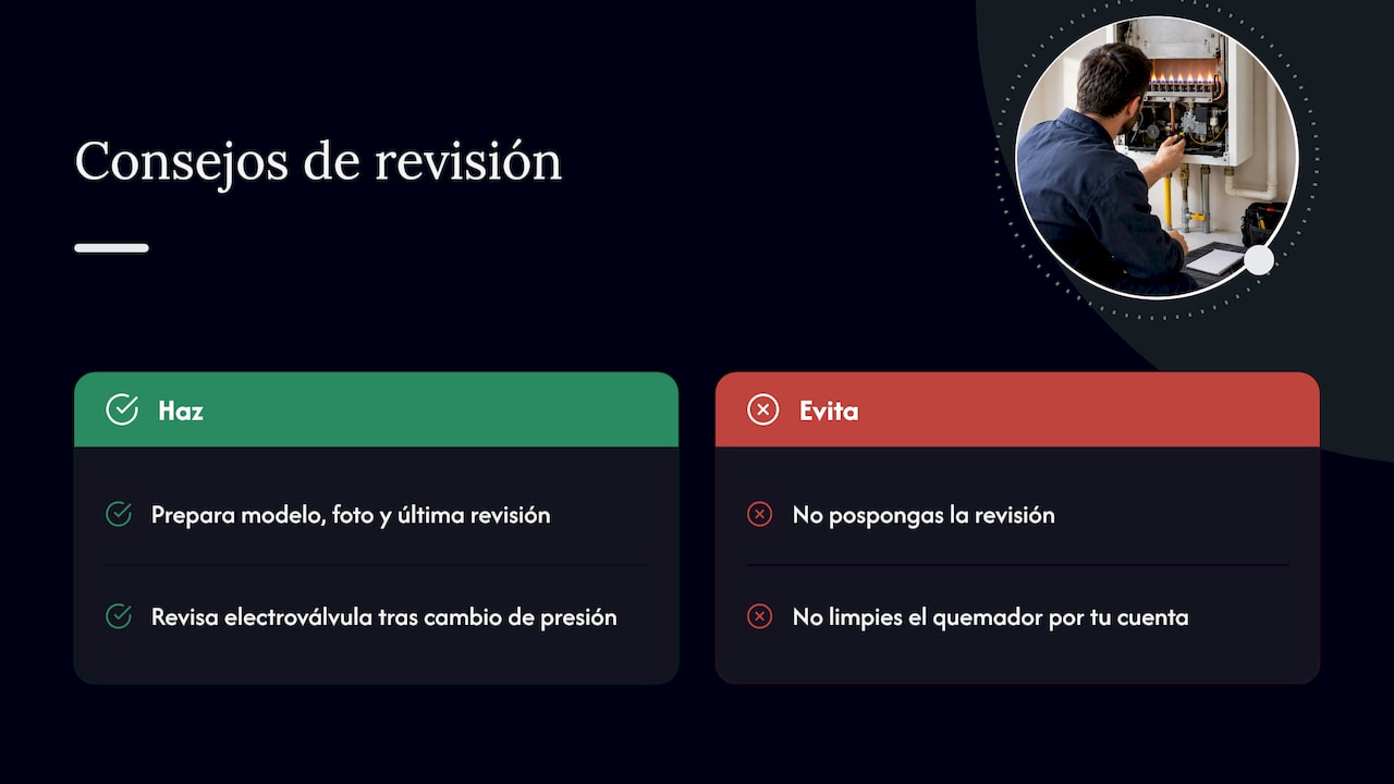 Lo que German ha visto en años de revisiones de calentadores — overview diagram