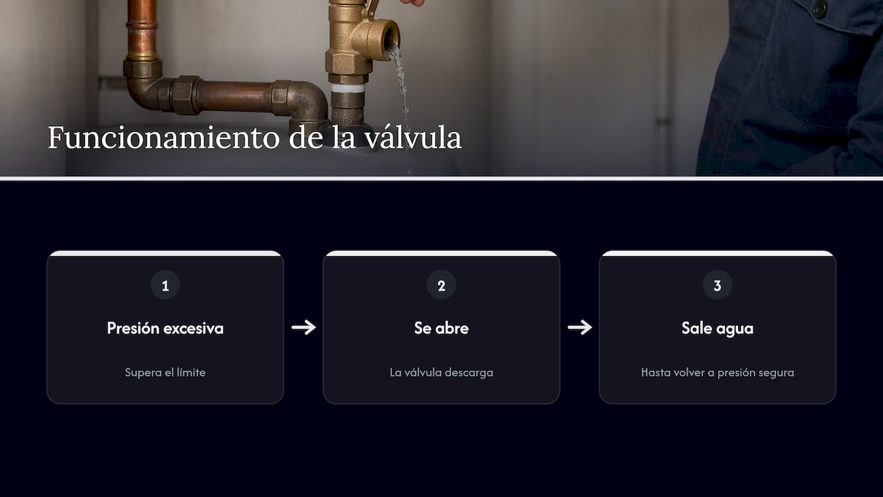 Caldera pierde agua por la válvula: causas y qué hacer 2 Qué hace la válvula de seguridad y por qué gotea — overview diagram